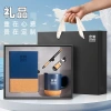 a5 Business Notebook Gift Box Set, PU simple notebook, Office meeting notebook, Pen and Souvenir Customization Specification image